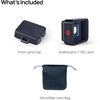 image:imageMoment 133x Anamorphic Mobile Lens  Capture True Cinematic Aspect Ratio Gold or Blue Flare All Series Blue Flare TSeries IIGold Flare