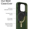image:imageMoment Camera Case for iPhone 15  MagSafe Compatible Attach QuickLock Filters amp TSeries Lenses Dropin Mount Sold Separately Black iPhone 15Olive Green