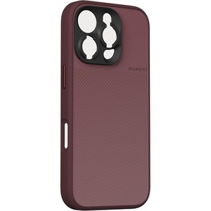 image:imageMoment Camera Case for iPhone 16 All Models  MagSafe Compatible Attach QuickLock Filters amp TSeries Lenses Black iPhone 16Red Clay